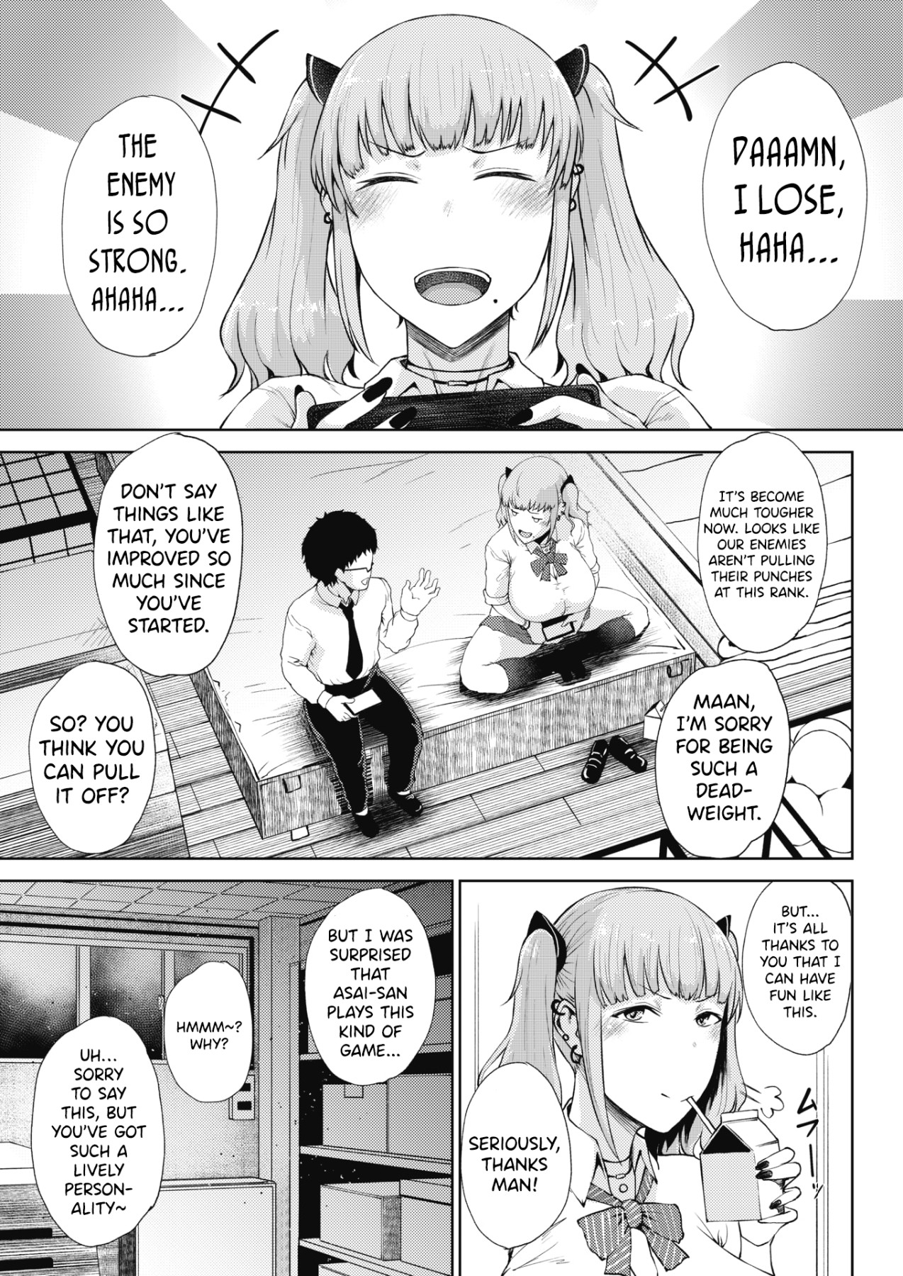 Hentai Manga Comic-A Gal And a Geek-Read-3